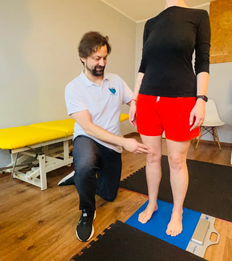 Badanie pacjenta diagnostyka stóp